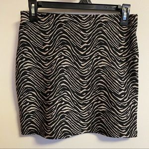 Mini Skirt Zebra Print Small Stretchy 🦓